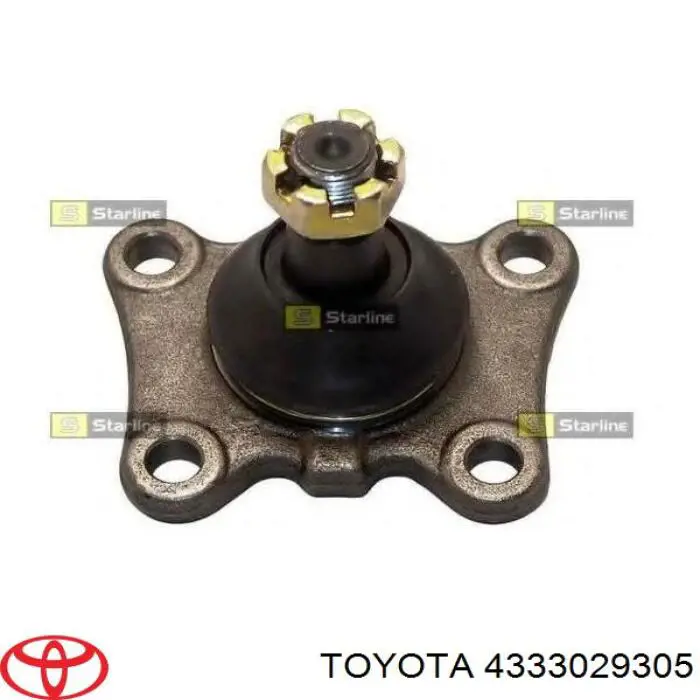 Sworzeń wahacza dolny 4333029305 Toyota