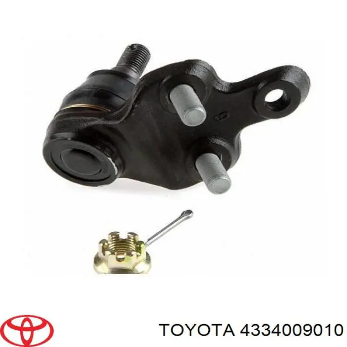 Do koszyka 4334009010 Toyota Sworzeń wahacza dolny lewy