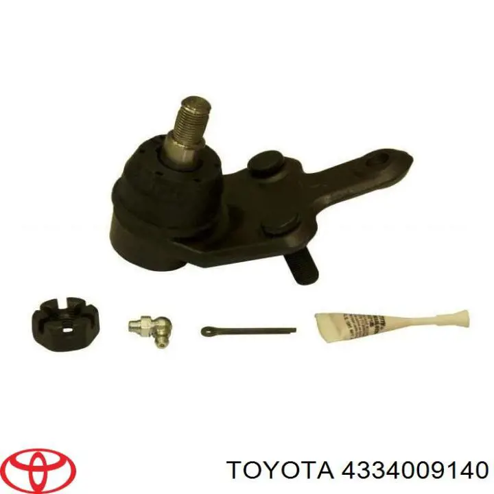 Sworzeń wahacza dolny lewy Toyota 4334009140 cena, od 26,18 USD