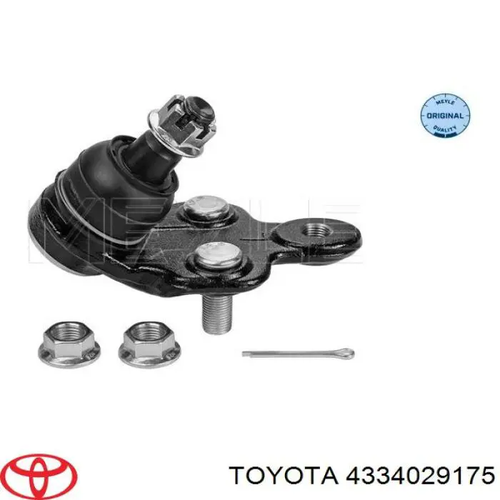 Sworzeń wahacza dolny lewy Toyota 4334029175 cena, od 17,27 USD