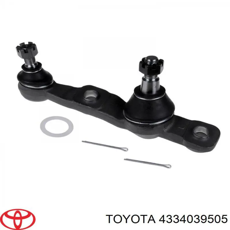 Do koszyka 4334039505 Toyota Sworzeń wahacza dolny lewy