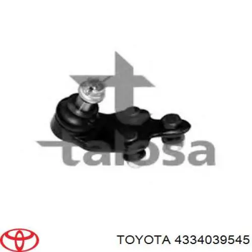 Sworzeń wahacza dolny lewy Toyota 4334039545 cena, od 20,88 USD