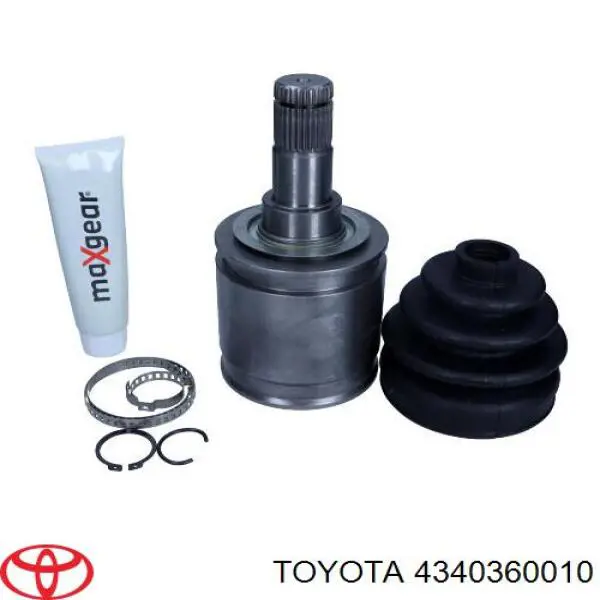 Do koszyka 4340360010 Toyota Przegub homokinetyczny przedni wewnętrzny
