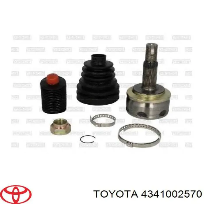 Do koszyka 4341002570 Toyota Półoś napędowa przednia prawa