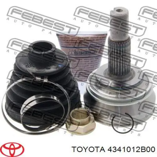 Półoś napędowa przednia prawa Toyota 4341012B00 cena, od 118,20 USD