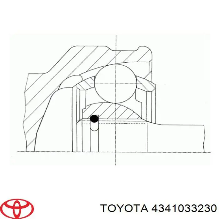 Półoś napędowa przednia prawa Toyota 4341033230 cena, od 839,95 USD