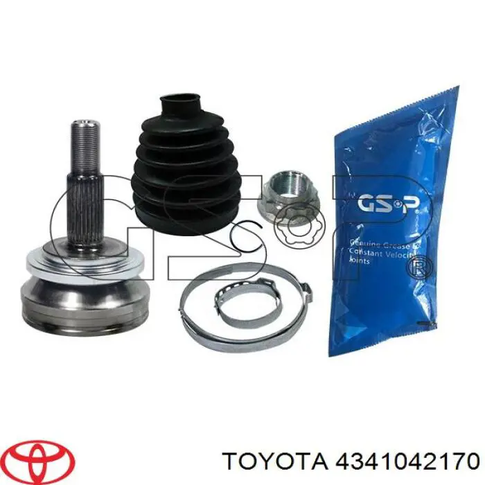 Półoś napędowa przednia prawa Toyota 4341042170 cena, od 159,77 USD