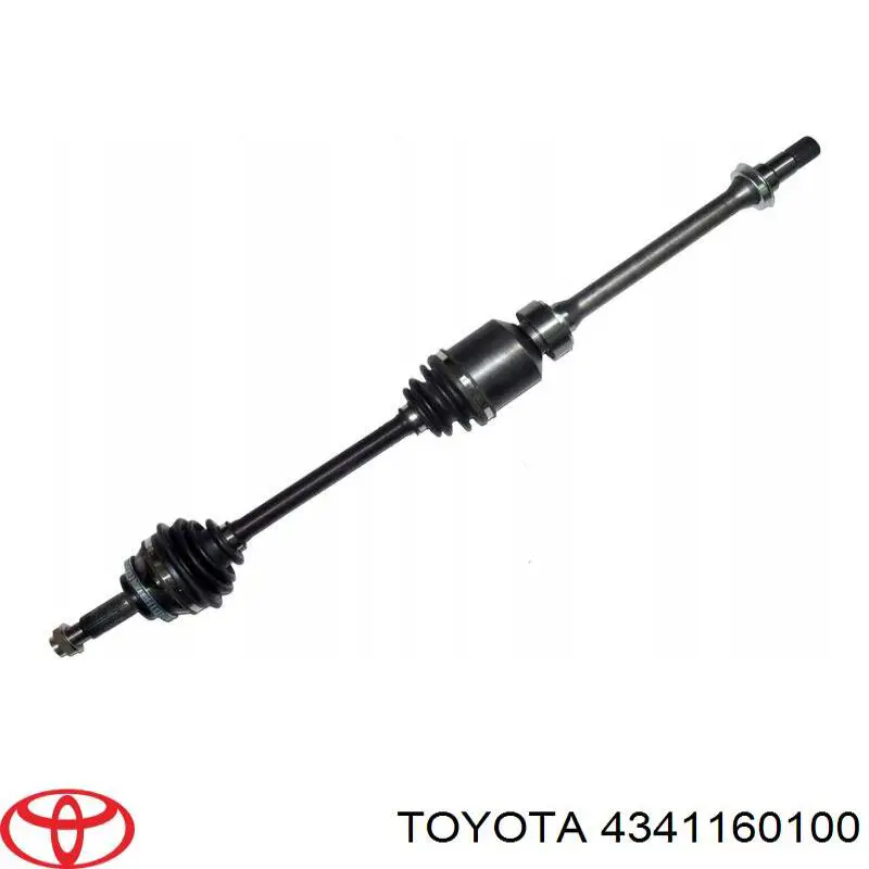 Półoś napędowa przednia prawa Toyota 4341160100 cena, od 49,69 USD