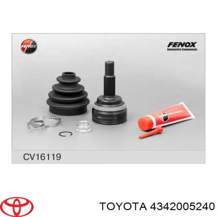 4342005240 Toyota Półoś napędowa przednia lewa