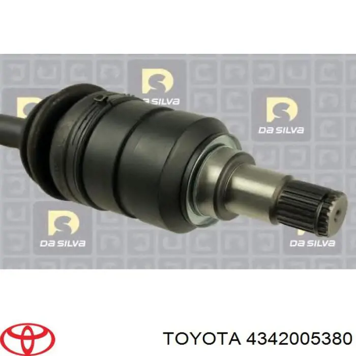 Do koszyka 4342005380 Toyota Półoś napędowa przednia lewa
