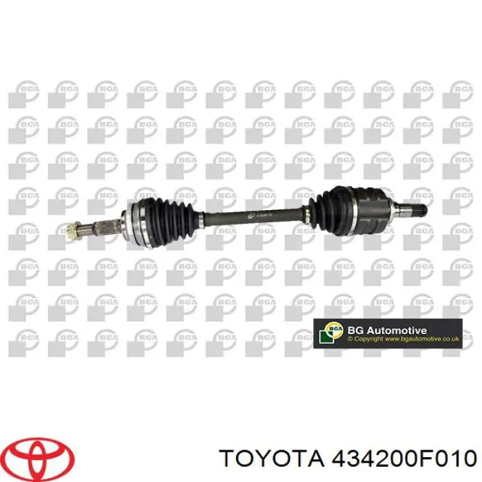 434200F010 Toyota Półoś napędowa przednia lewa