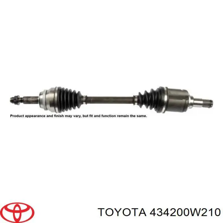 Półoś napędowa przednia lewa Toyota 434200W210 cena, od 147,78 USD
