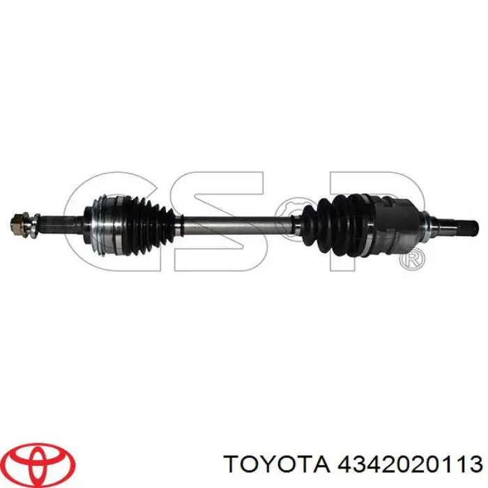 Półoś napędowa przednia lewa Toyota Carina II sedana (T17) (1987 - 1992) cena, od 1353,55 USD