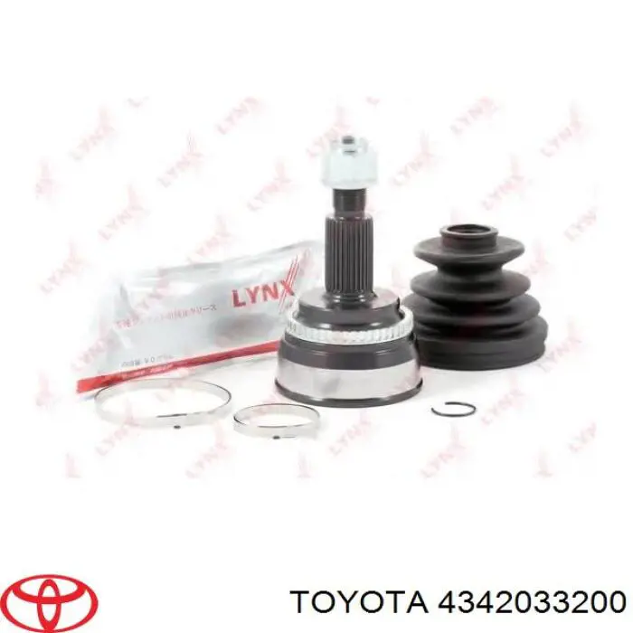 Półoś napędowa przednia lewa Toyota 4342033200 cena, od 859,38 USD