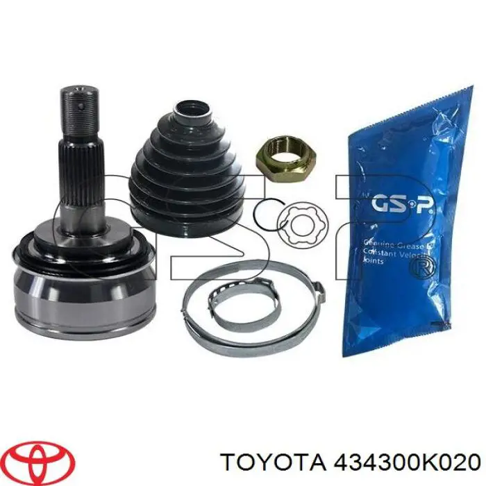 Półoś napędowa przednia Toyota 434300K050 cena, od 128,80 USD