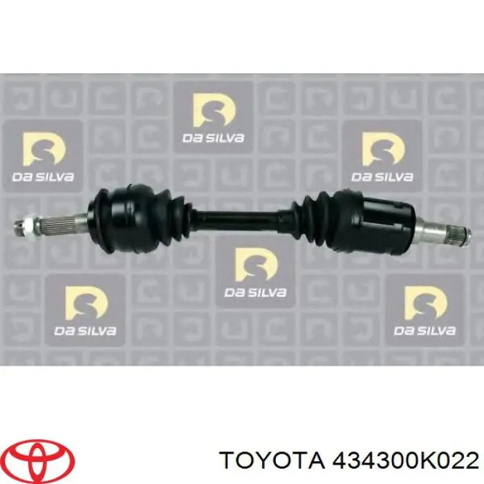 Półoś napędowa przednia Toyota 434300K022 cena, od 128,80 USD