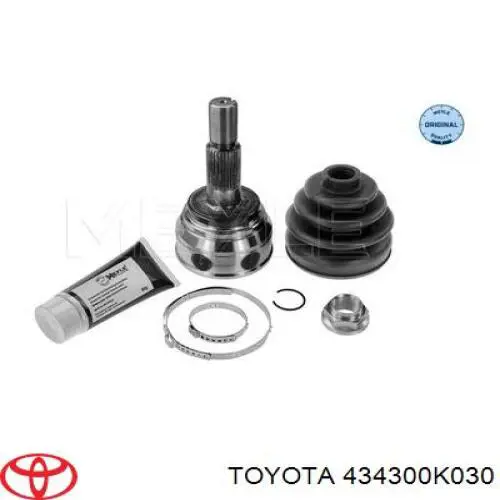 Półoś napędowa przednia 434300K030 Toyota