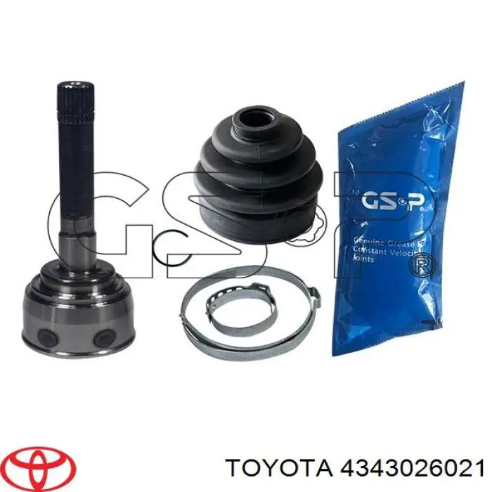 Półoś napędowa przednia lewa do Toyota 4 Runner  N130