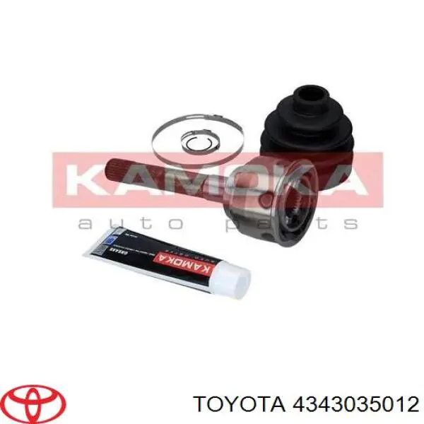 Półoś napędowa przednia 4343035012 Toyota