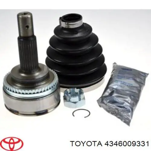 Do koszyka 4346009331 Toyota Półoś napędowa przednia prawa