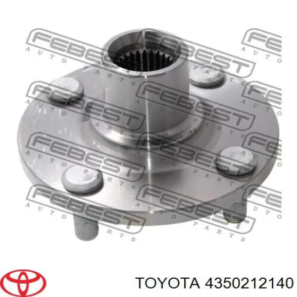 Piasta przednia Toyota 4350212140 cena, od 17,32 USD
