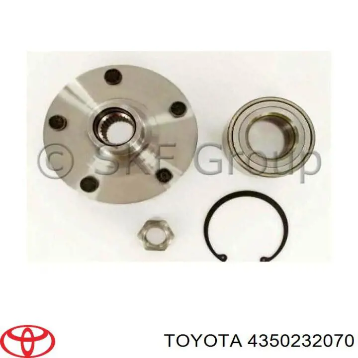 Piasta przednia 4350232070 Toyota