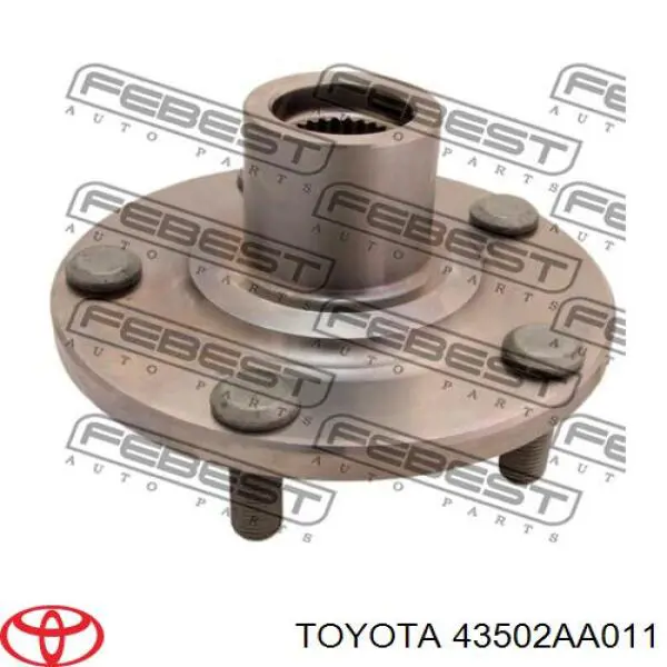 Piasta przednia Toyota 43502AA011 cena, od 304,11 USD