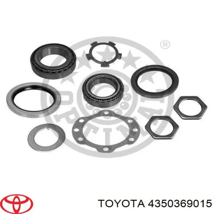 Piasta przednia Toyota 4350369015 cena, od 292,84 USD