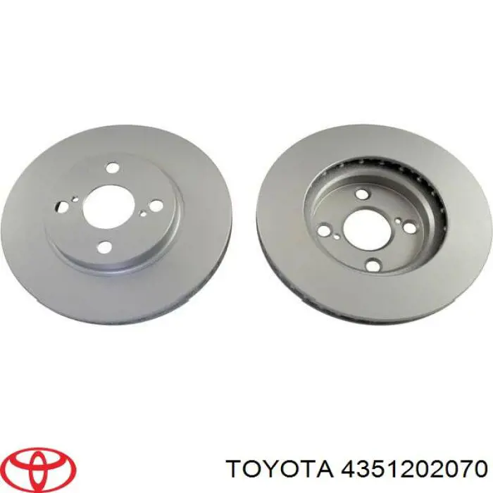 Tarcza hamulcowa przednia Toyota 4351202070 cena, od 39,59 USD