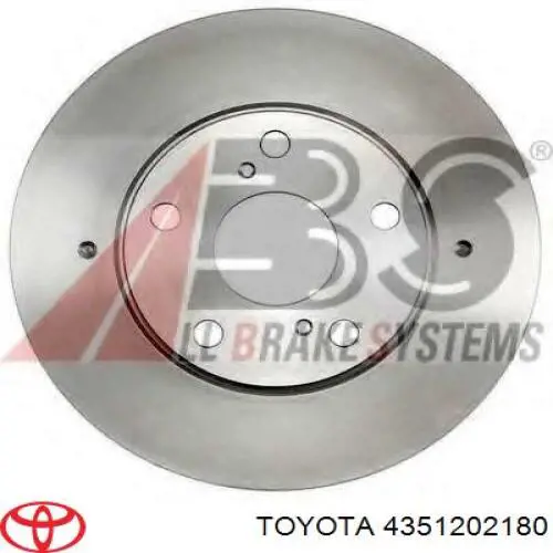 Tarcza hamulcowa przednia Toyota 4351202180 cena, od 49,81 USD