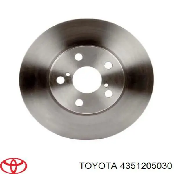 Do koszyka 4351205030 Toyota Tarcza hamulcowa przednia