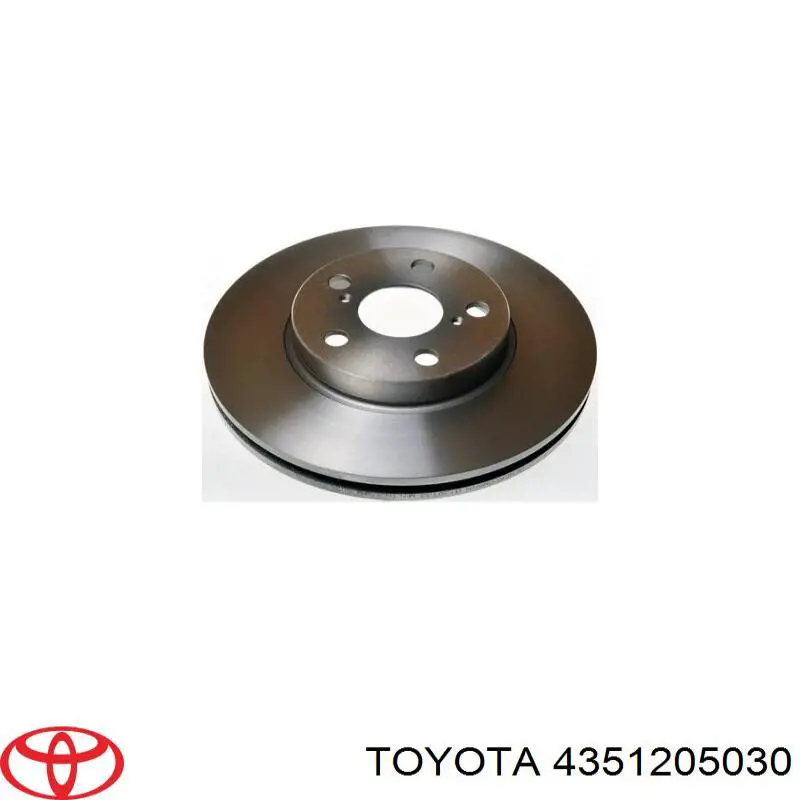 4351205030 Toyota Tarcza hamulcowa przednia