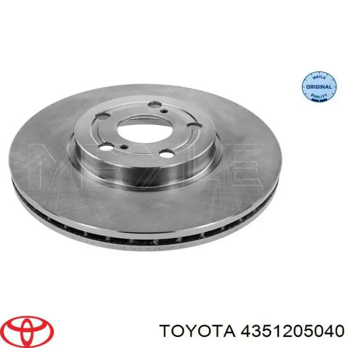 Tarcza hamulcowa przednia Toyota 4351205040 cena, od 48,09 USD