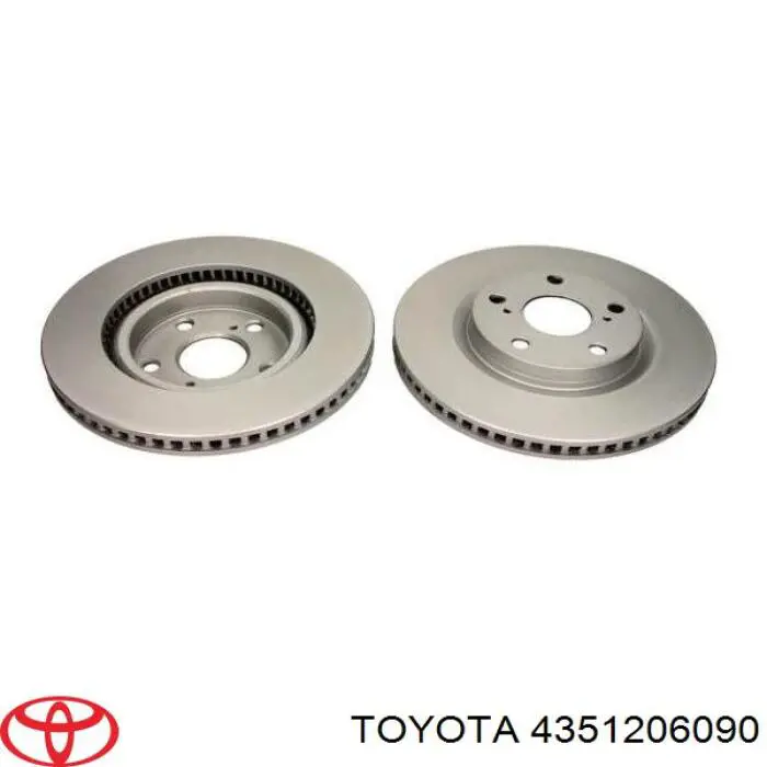Tarcza hamulcowa przednia Toyota 4351206090 cena, od 50,84 USD