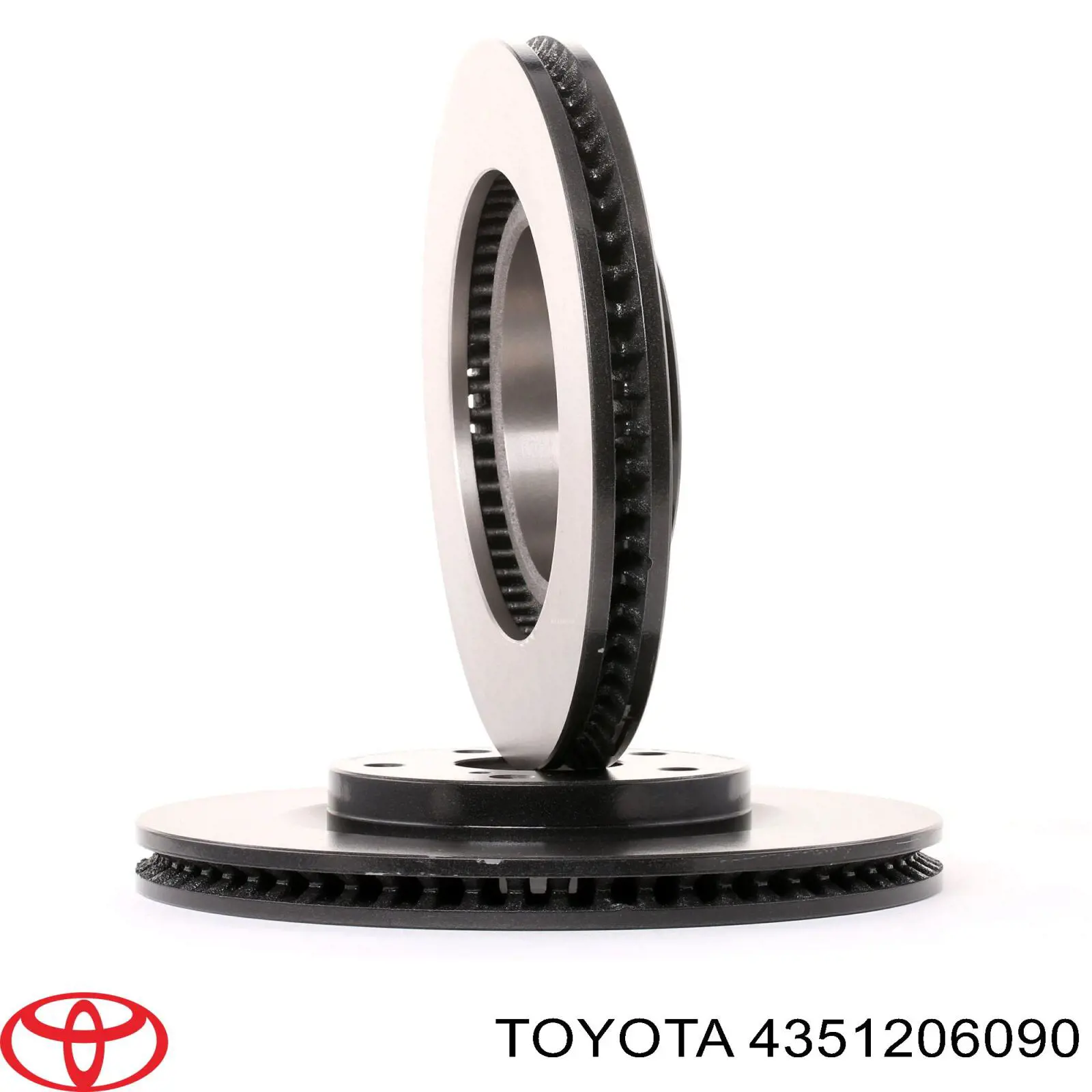 Do koszyka 4351206090 Toyota Tarcza hamulcowa przednia
