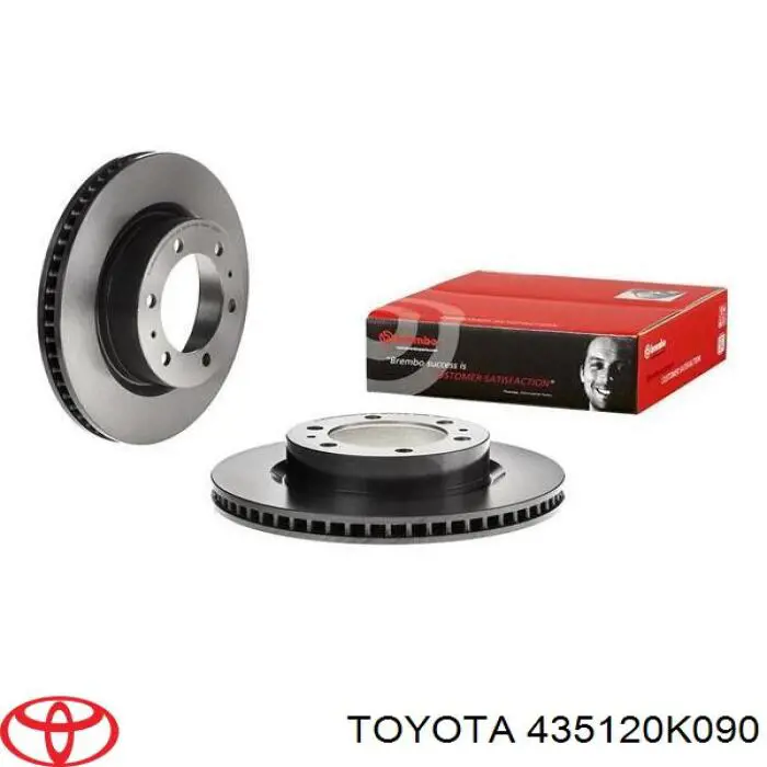 Tarcza hamulcowa przednia Toyota 435120K090 cena, od 89,51 USD