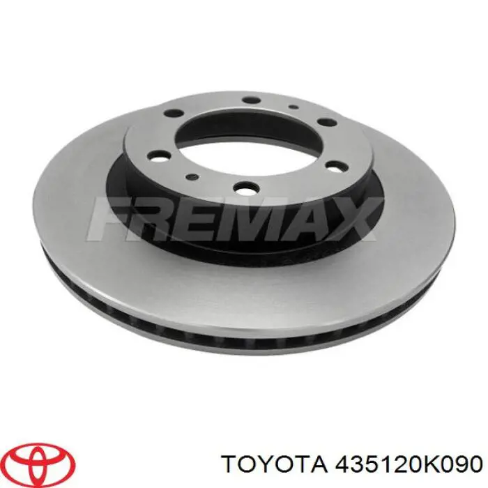 Tarcza hamulcowa przednia Toyota 435120K090