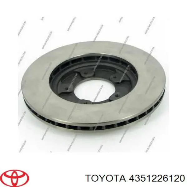 4351226120 Toyota Tarcza hamulcowa przednia