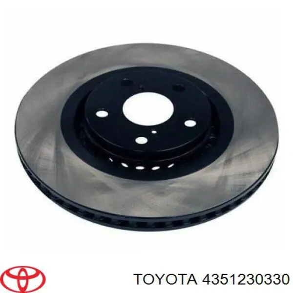 4351230330 Toyota tarcza hamulcowa przednia