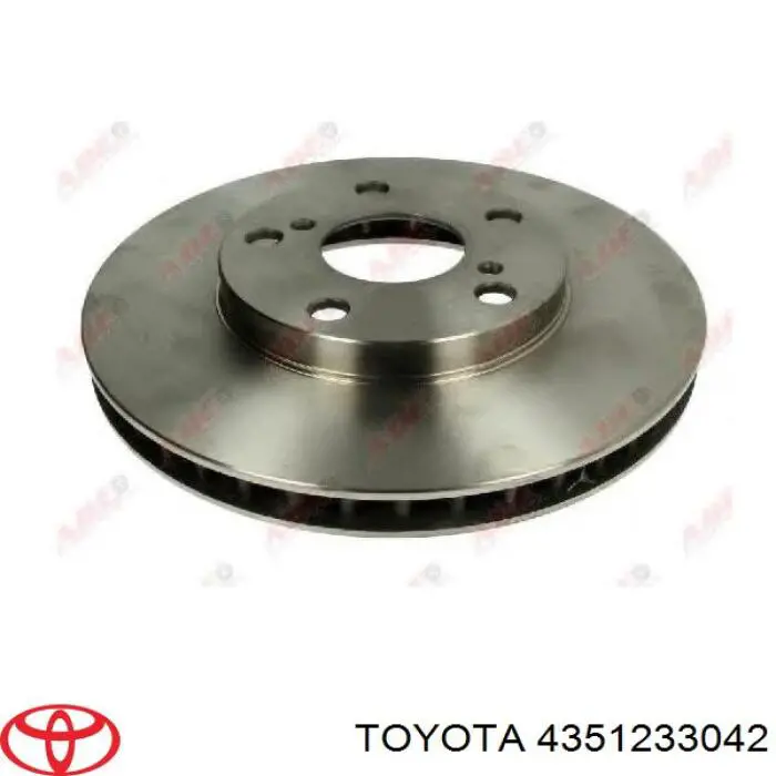 Tarcza hamulcowa przednia Toyota 4351233042 cena, od 46,07 USD