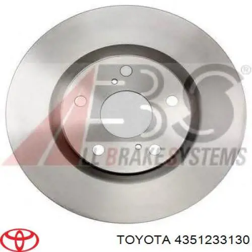 Tarcza hamulcowa przednia Toyota 4351233130 cena, od 50,84 USD