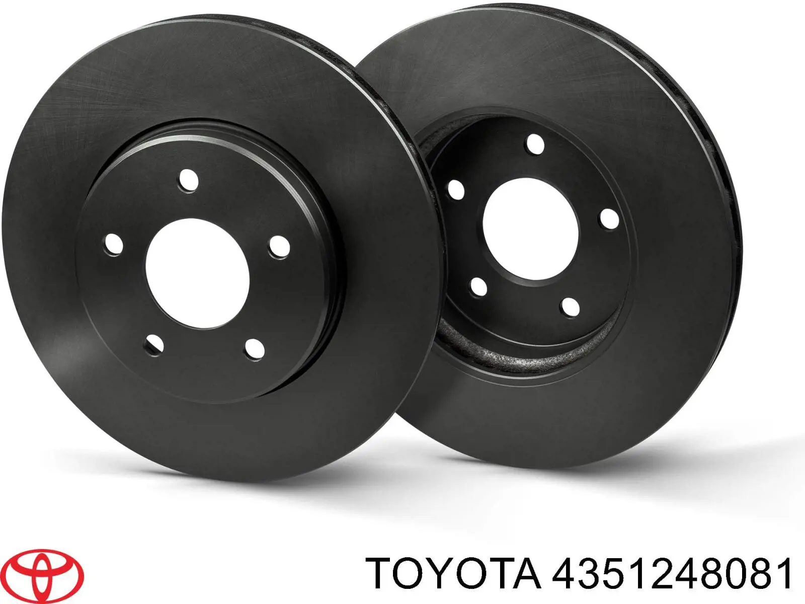 Tarcza hamulcowa przednia Toyota 4351248081 cena, od 70,41 USD