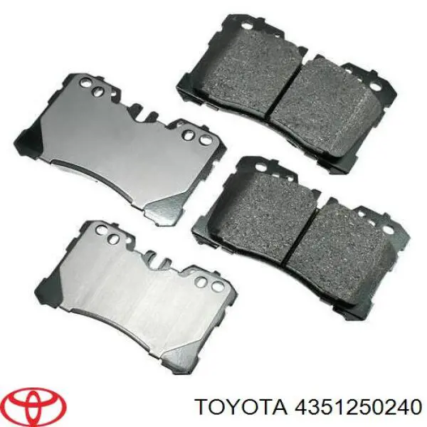 Tarcza hamulcowa przednia Toyota 4351250240