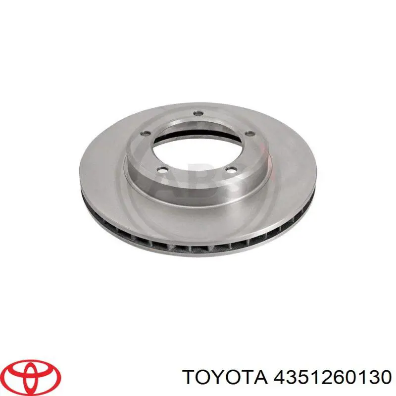 Do koszyka 4351260130 Toyota Tarcza hamulcowa przednia