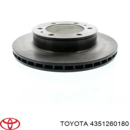 Do koszyka 4351260180 Toyota Tarcza hamulcowa przednia