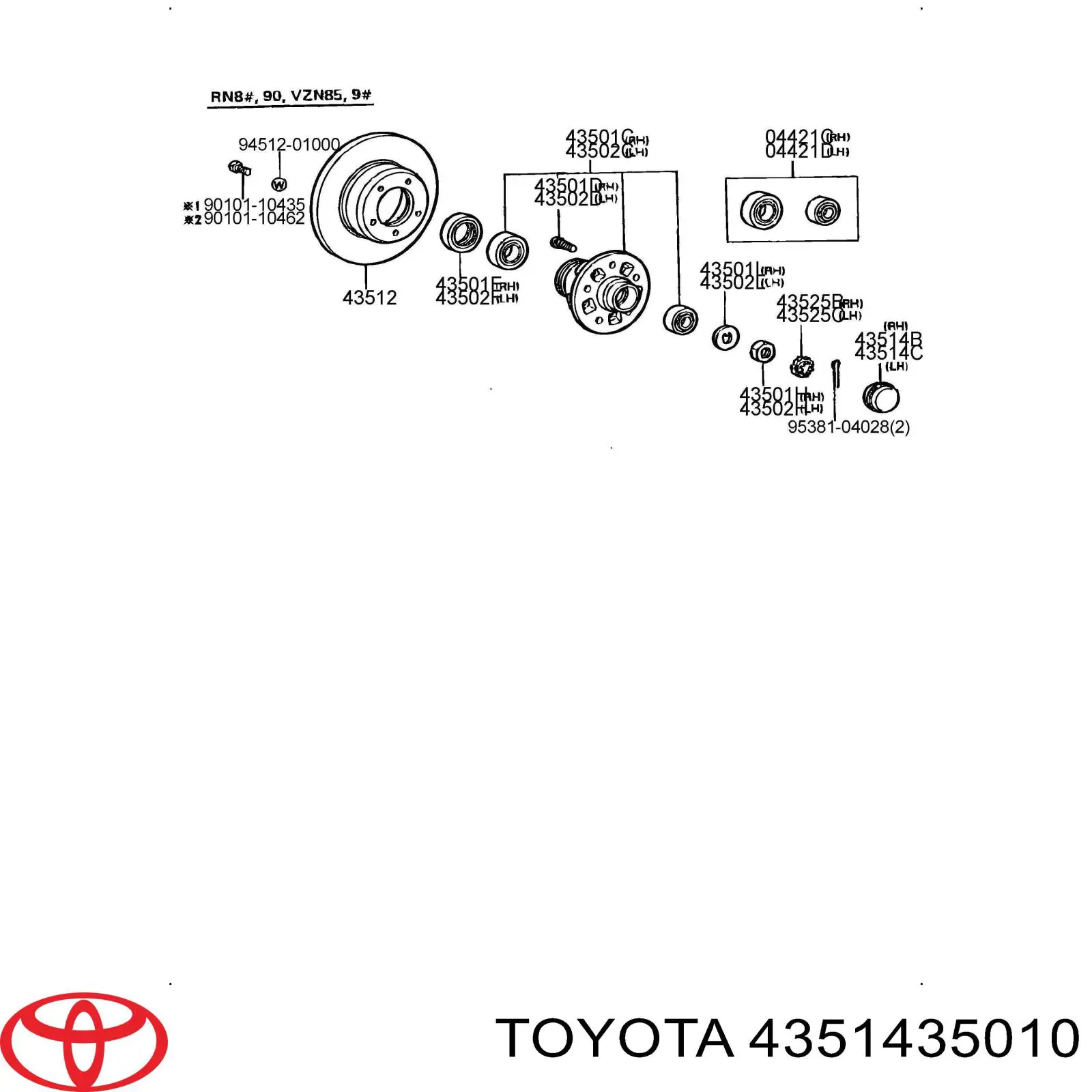  Kołpak do obręczy koła Toyota Hiace 2