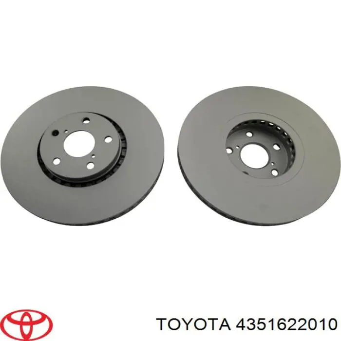 Tarcza hamulcowa przednia Toyota 4351622010 cena, od 95,92 USD