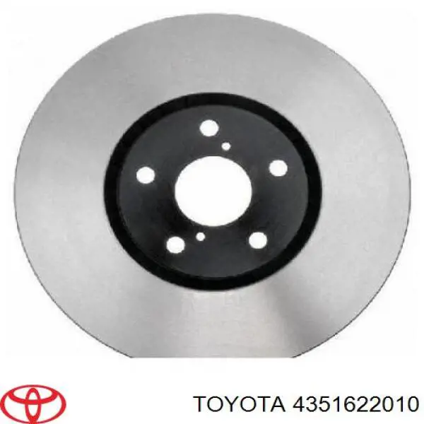 Do koszyka 4351622010 Toyota Tarcza hamulcowa przednia