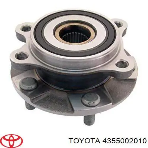 4355002010 Toyota piasta przednia