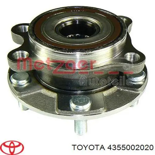 Piasta przednia 4355002020 Toyota